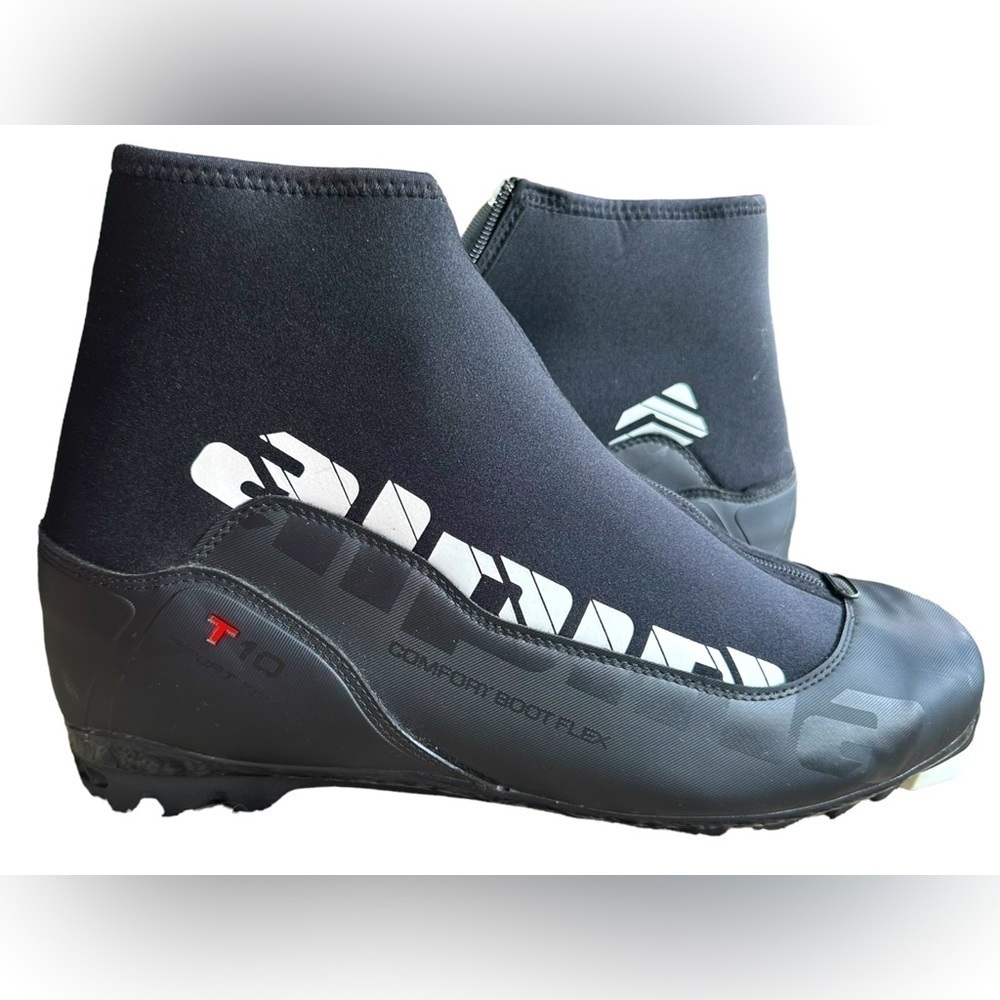 Alpina Shoes cross country ski boots Size 48 Model T10 Black New Size 14 US​